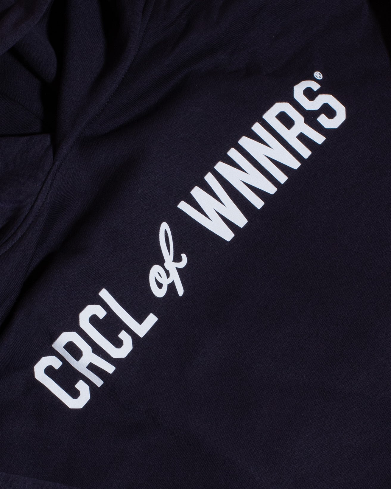 CRCL OF WNNRS Wordmark Hoodie (INK BLUE)
