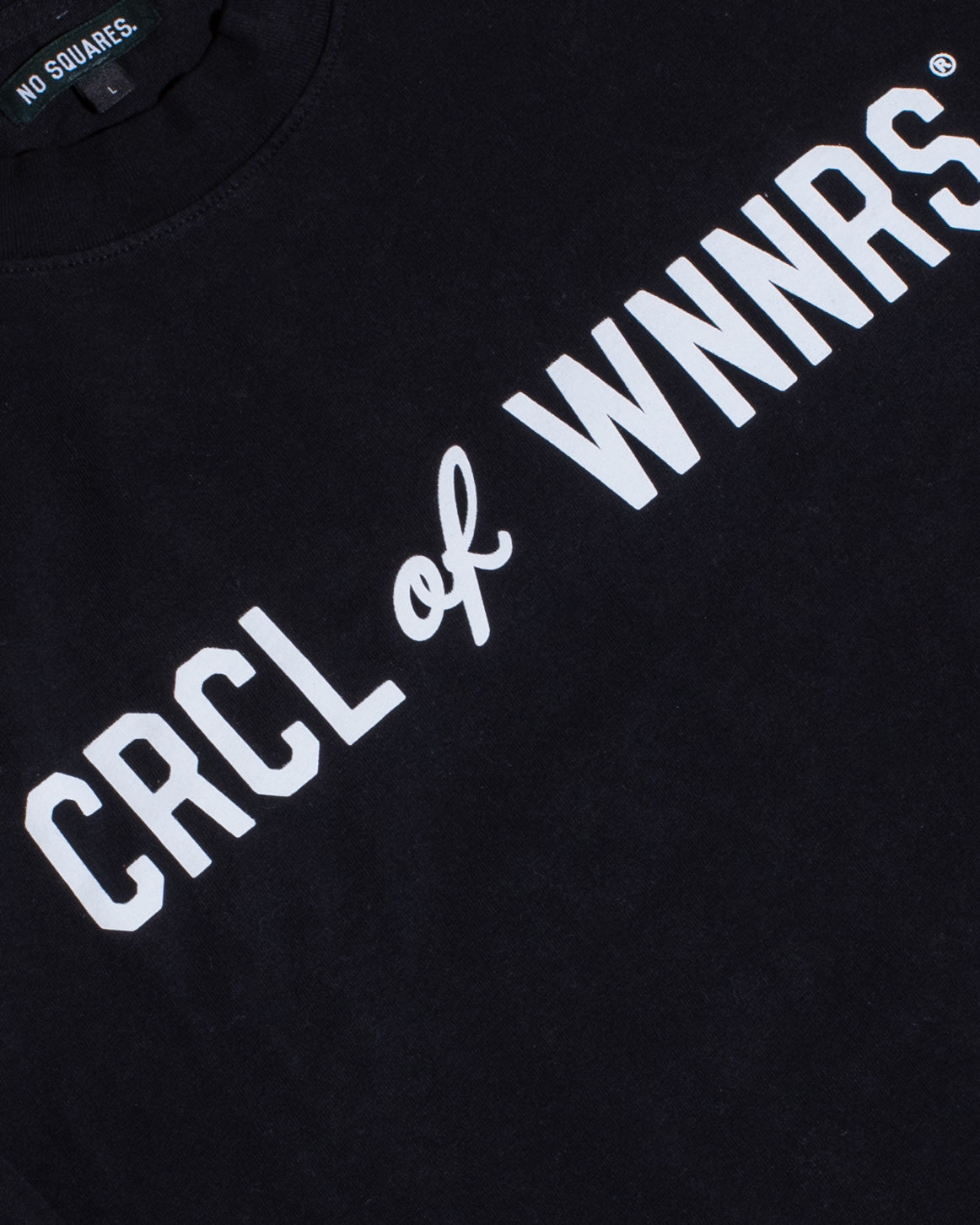 CRCL OF WNNRS Wordmark Longsleeve (BLACK)