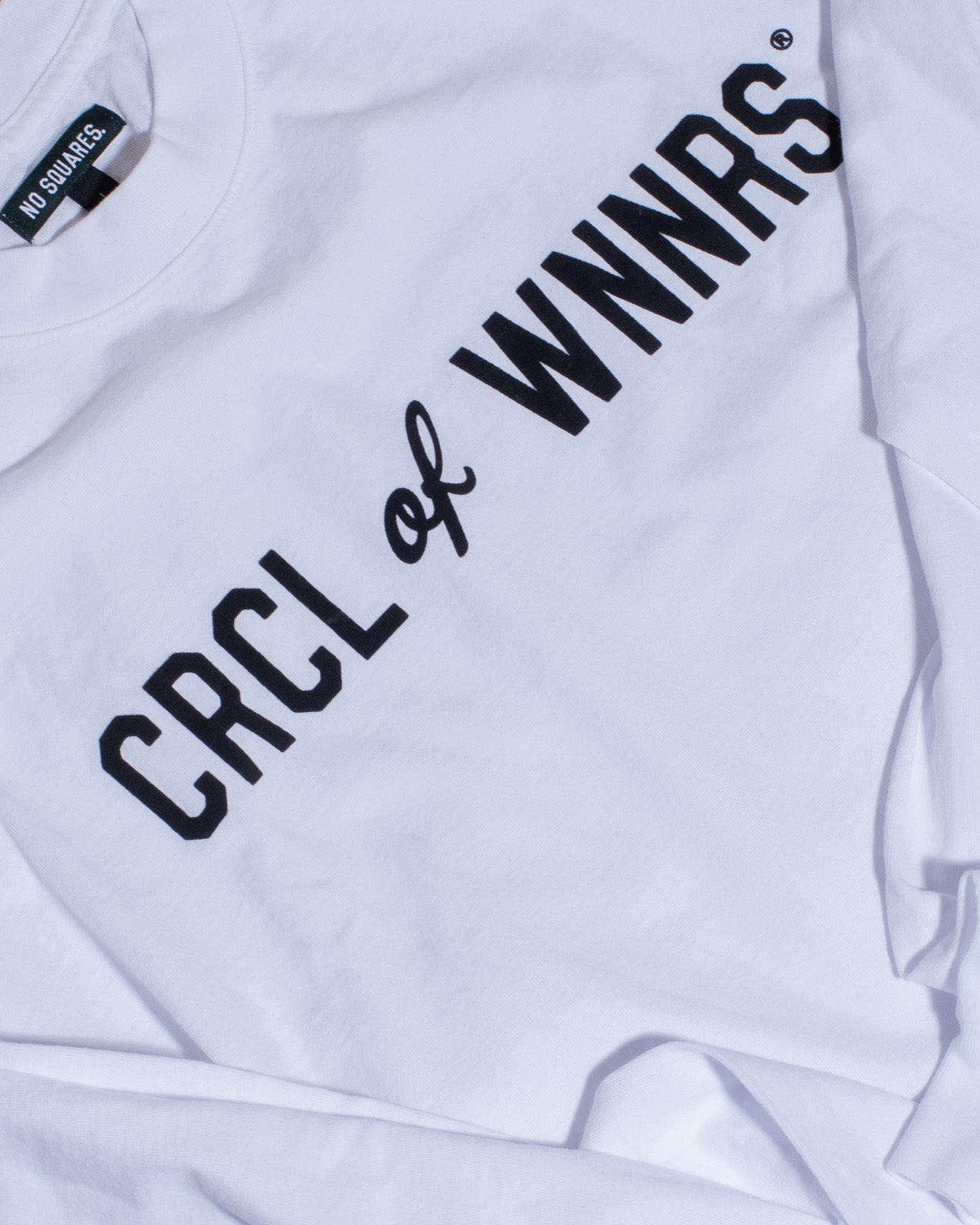 CRCL OF WNNRS Wordmark Longsleeve (WHITE)