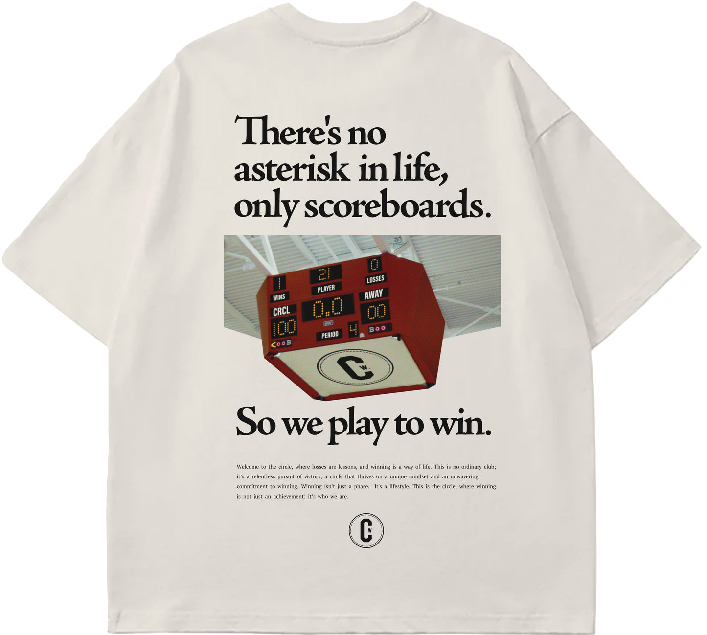 'PLAY TO WIN' Scoreboard Tee