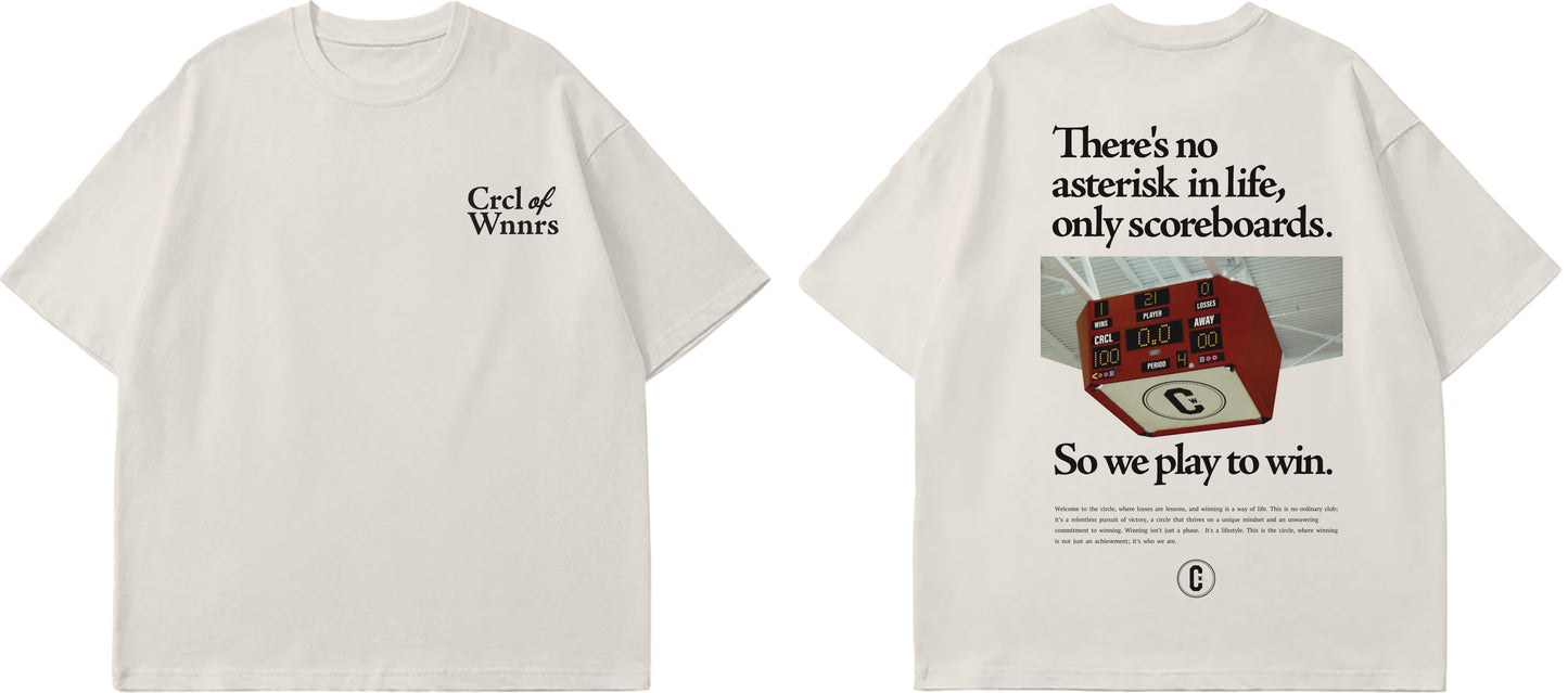'PLAY TO WIN' Scoreboard Tee