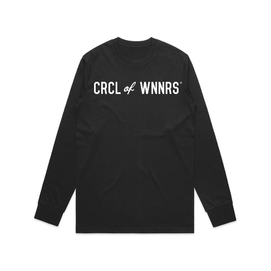 CRCL OF WNNRS Wordmark Longsleeve (BLACK)