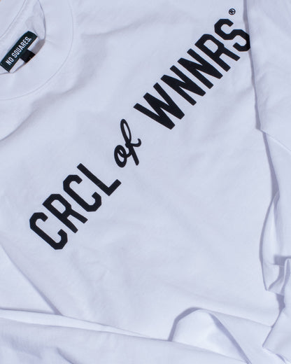 CRCL OF WNNRS Wordmark Longsleeve (WHITE)