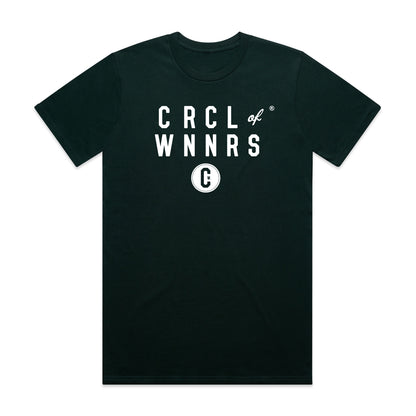 KIDS - CRCL OF WNNRS Stacked Logo Tee (PINE GREEN)